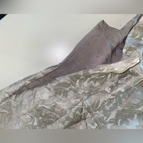 Adrianna Papell Sleeveless Cocktail Dress Floral Embroidered Sheath Pattern - Picture 6 of 10